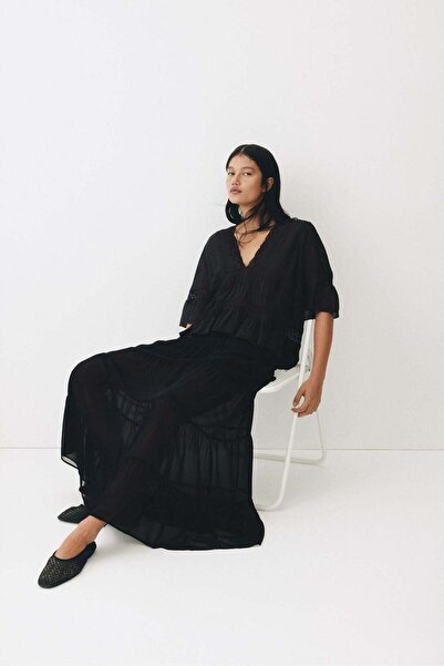 H&M Tiered maxi skirt