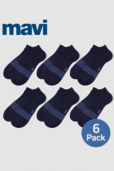 Mavi Navy Blue (6 Pairs) Bootie Socks