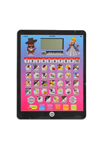 Limon Oyuncak Eğitim Tableti 100 Fonksiyon Türkçe İngilizce Eğitici Tablet 3+