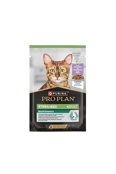 Pro Plan Jelly Pouch Hindi Etli Kısırlaştırılmış Yetişkin Kedi Konservesi 85 gr