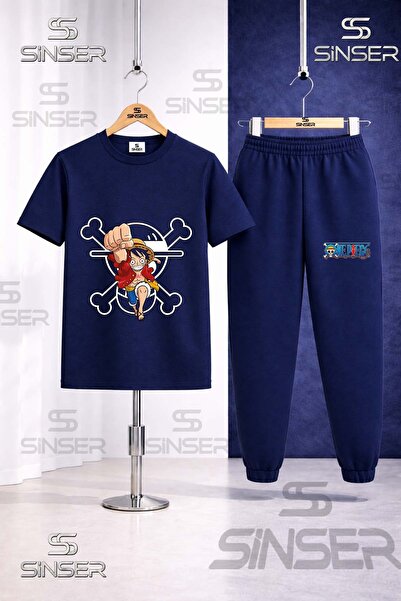 SS SİNSER Παιδικό σετ φόρμας ANIME ONE PIECE CARPI με στάμπα