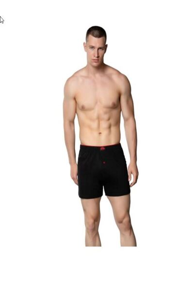 Gümüş İç Giyim 4020 Ανδρικό μποξεράκι από χτενισμένο βαμβάκι με επίπεδη μέση,...