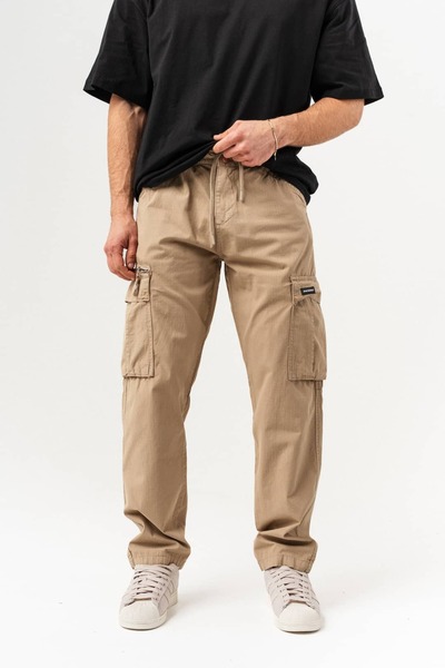 go gang own Παντελόνι με φερμουάρ Striker και λεπτομέρεια τσέπης Cargo