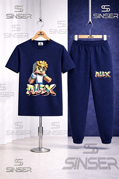 SS SİNSER Παιδικό Σετ Φόρμας ALEX SARI NEW με στάμπα