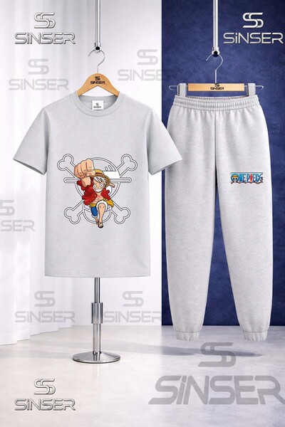 SS SİNSER Παιδικό σετ φόρμας ANIME ONE PIECE CARPI με στάμπα