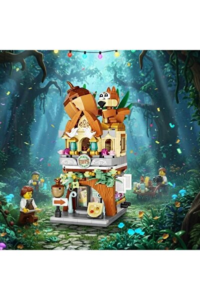 Wagon Loz Nut Shop Micro Block Toy 485 Pieces