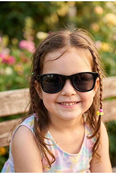 ModaLucci Kids – Black Wayfarer Children's Sunglasses (Uv400 Protection)