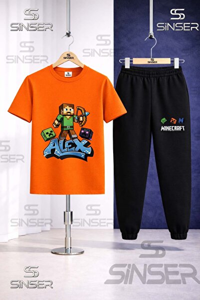 SS SİNSER Παιδικό Σετ Φόρμας με Στάμπα ALEKS OK ATAN
