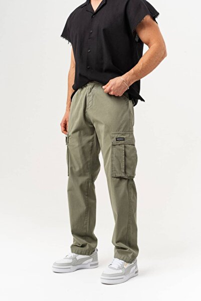 go gang own Παντελόνι με φερμουάρ Striker και λεπτομέρεια τσέπης Cargo