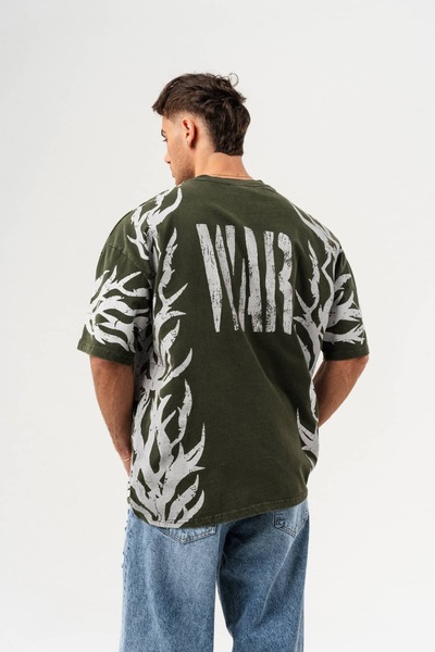 go gang own Warstrike Crew Neck Oversize T-Shirt