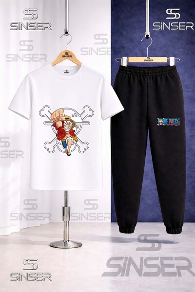 SS SİNSER Παιδικό σετ φόρμας ANIME ONE PIECE CARPI με στάμπα