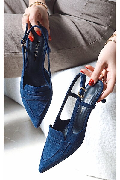 POLKA STORE Μάσκα με μυτερή μύτη και κοντό τακούνι, ανδρικά, άνετα και κομψά ...