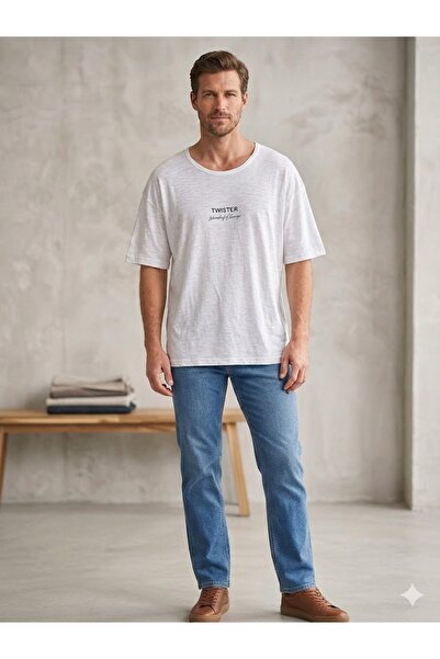 Ars Magic Box Τζιν Twister OVERSIZE T-SHIRT ΕΙΔΙΚΟΥ ΥΦΑΝΣΗΣ ΥΦΑΣΜΑΤΟΣ (COLCUR...