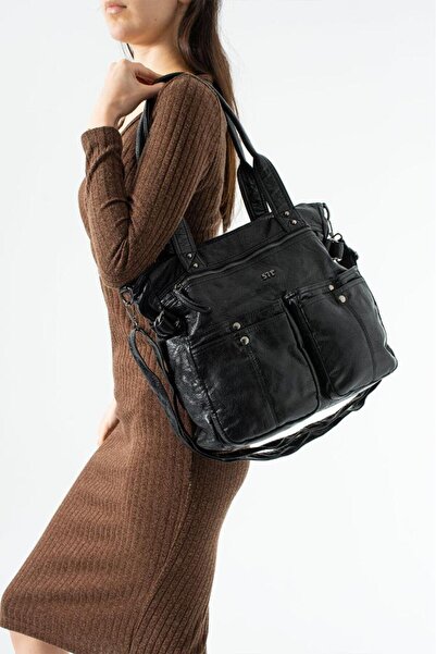 Baginn Ρετρό Vegan Δερμάτινη Γυναικεία Τσάντα Ώμου Y.S. Δερμάτινη Τσάντα Χιασ...