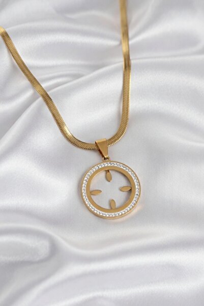 Jadem Gold سلسلة نسائية إيطالية من الفولاذ المقاوم للصدأ 316L قابلة للتركيب ع...