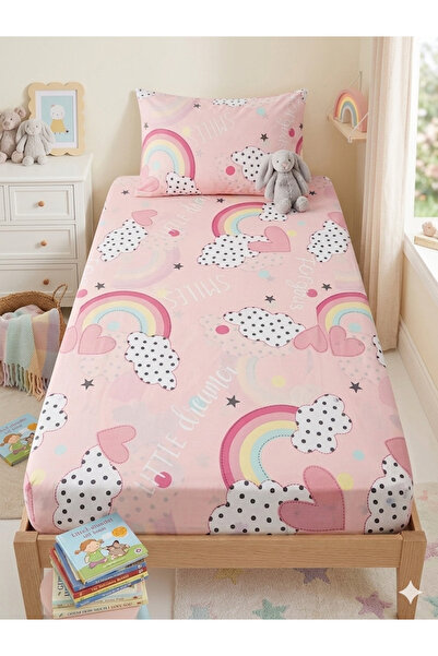 NİĞTEX Σετ Παιδικά Σεντόνια 100x200 – Ελαστικό Σεντόνι + Μαξιλαροθήκη Colorfu...