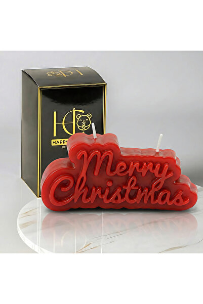 Happy Candles Beeswax candle, Merry Christmas, Christmas