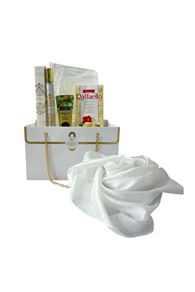 velve Σετ Πολυτελείας Premium Λευκό, λευκό μεταξωτό φουλάρι, Badee Al Oud 35 ...