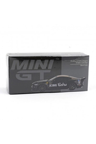 TOYFEST Mini Gt 1/64 Shelby Gt500 Dragon Snake Concept Black/Gold