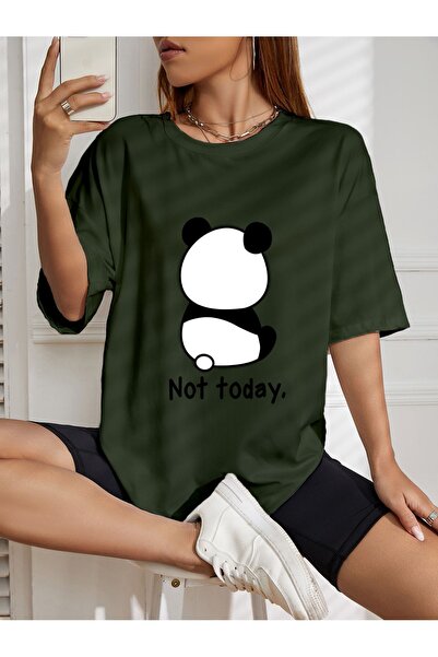 LOTS MODA μπλουζάκι με στάμπα μεγάλου μεγέθους