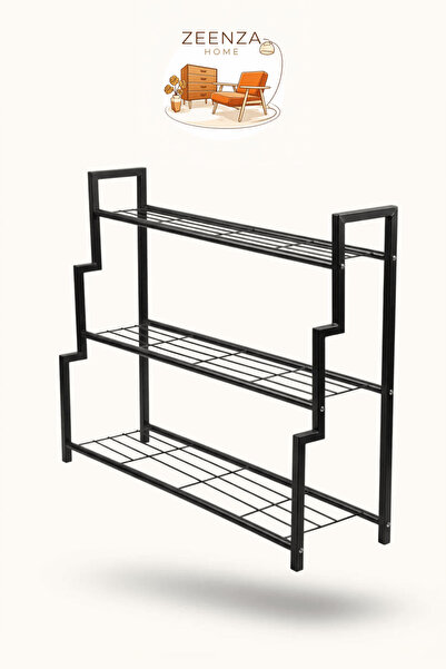 Empressco Zeenza Home Flora 3'lü Basamaklı Metal Çiçeklik