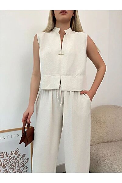 candybia Women's linen double set