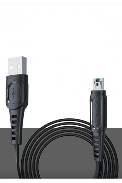 Beta Moda Hub كونفولون DC24 كابل مايكرو يو اس بي 1.2 متر 4 أمبير - أسود