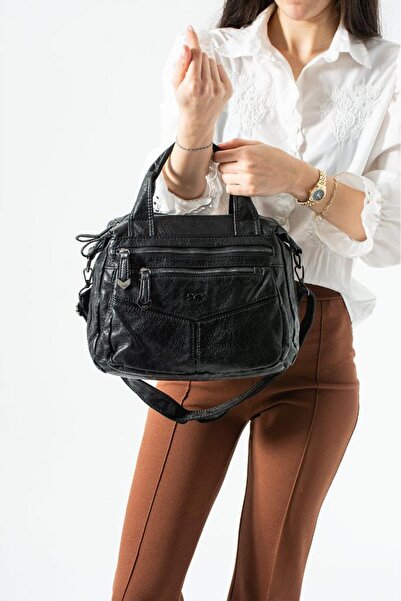 Baginn Vegan δερμάτινη γυναικεία τσάντα ώμου Retro Y.S.Deri τσάντα χειρός με ...