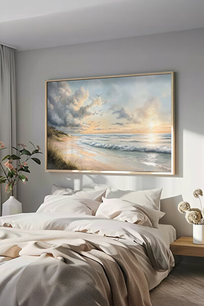 STARYUNA Εφέ ελαιογραφίας με ξύλινο πλαίσιο, vintage εγκάρσιος μονός πίνακας ...