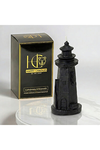 Happy Candles Beeswax candle, Lighthouse