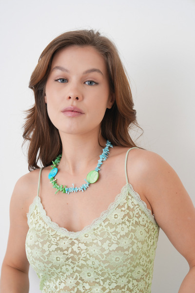 JİMNY JEWELRY قلادة لاجونا ومركان