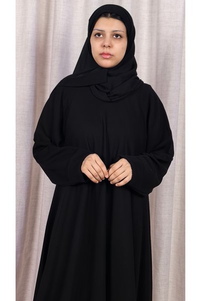 almasa alswda عبايه كلوش كم مقلوب مقفل