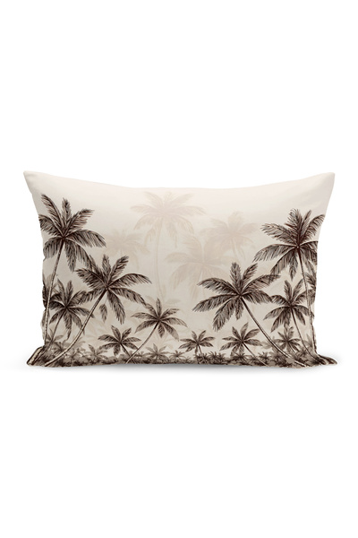 Bertille Home Palmiye Series Double-Sided Digital Printed 3-Piece Throw Pillow Cover Set (Palm Tree)