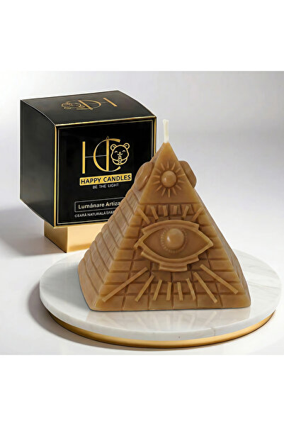 Happy Candles Beeswax candle, Masonic
