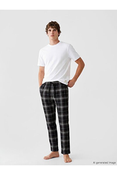 LC Waikiki Standard Pattern Plaid Men's Pajama Bottoms