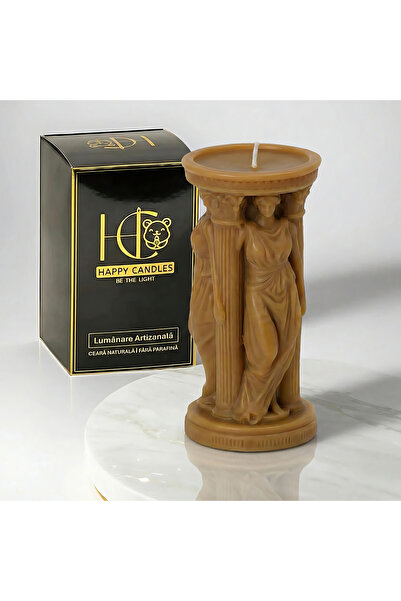 Happy Candles Beeswax candle, Greek Goddess Artemis