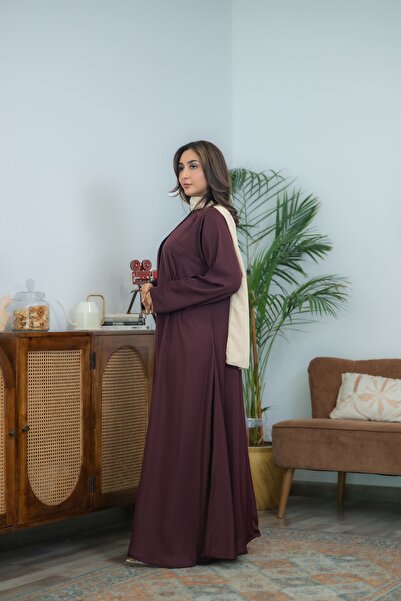 Via abaya عباية بلاك بيري عنابي