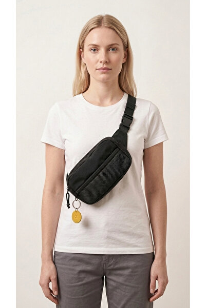 gampfa Urban Waist and Shoulder Bag Polycanvas Waterproof Black