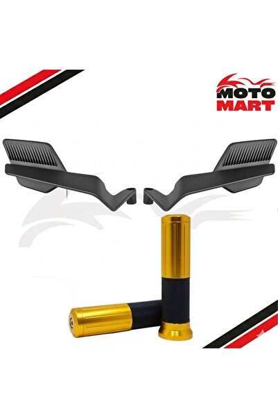 motomart+ Mondial Drift L 125 Aksesuar Seti-Katlanır Aynalı-Sarı-Ma19092