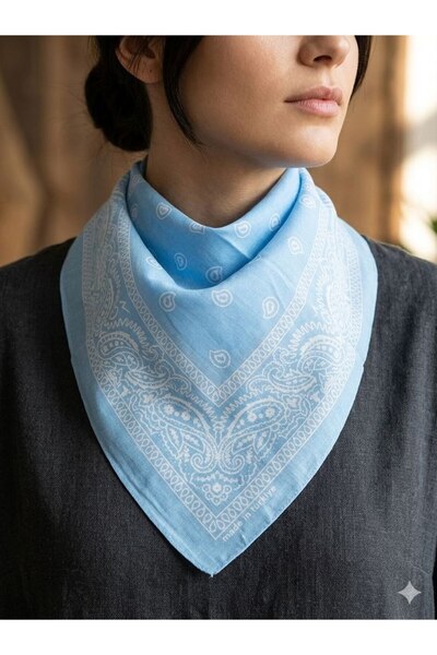 Nilbutik Ethnic Pattern Bandana Scarf