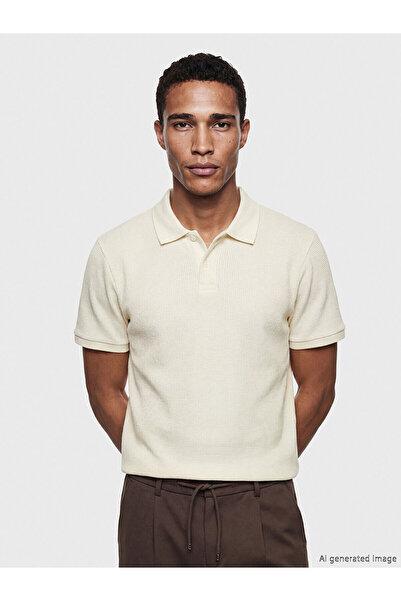 LC Waikiki Nevavm with a Difference Polo Collar Men's T-Shirt