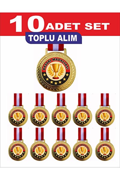 Miro Toys 10 komada medalja za dostignuća - set nagrada sa zlatnom trakom, me...