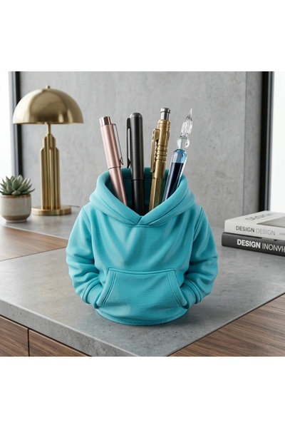 3D Hoodie kalem kutusu kalemlik dekoratif