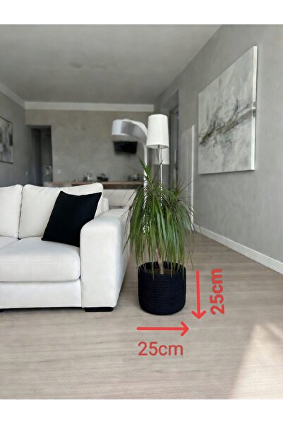 SARDA EL EMEĞİ DEKORATİF25cm*25cm SAKSI KILIFI DEKORATİF DOĞAL VE ŞIK 25cm*25cm