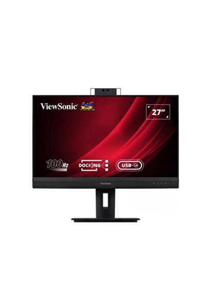 ViewSonic Monitor VG2757V-2K 27 " QHD IPS cu cameră web, USB-C 90W, RJ45