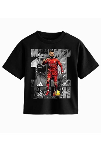 ROLY Tricou Unisex Bumbac Print Fotbal Star Mohamed Salah