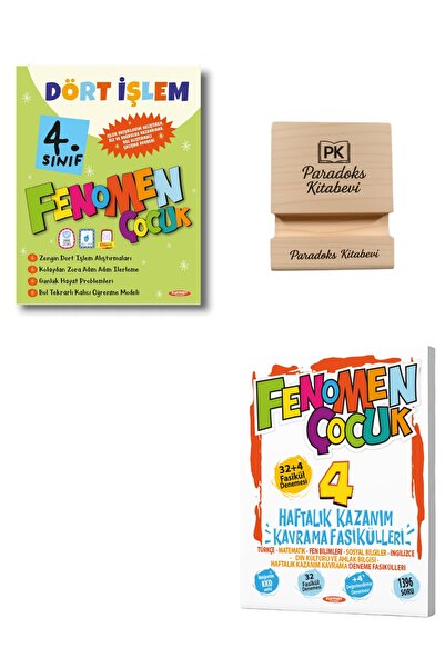 Fenomen Yayıncılık Fenomen 4. Sınıf Dört İşlem ve Haftalık Kazanım Kavrama Fa...