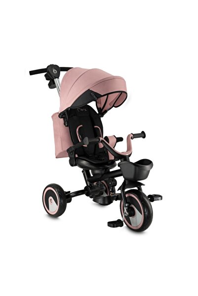 Momi Tricicleta Multifunctionala 3 In 1 Cu Scaun Reversibil, Ivi - Pink