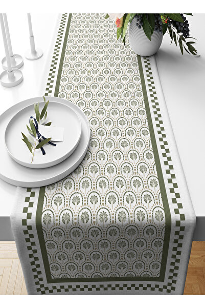 Bertille Home Palmiye Series 140X40 cm Digital Printed Runner (Palm Tree)