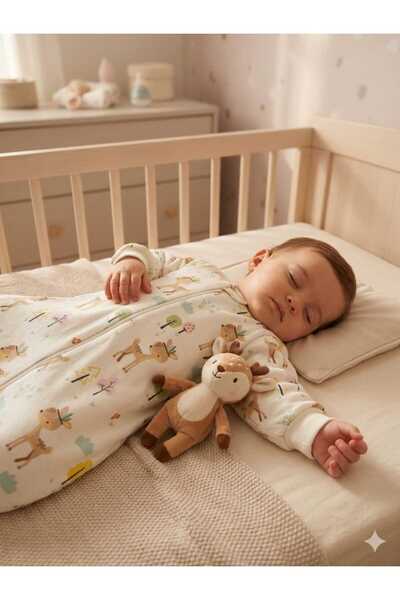 Wenaris Winter Sleeved 21-24 Degrees Room Temperature 100% Organic Cotton Footless Sleeveless Flannel Sleeping Bag